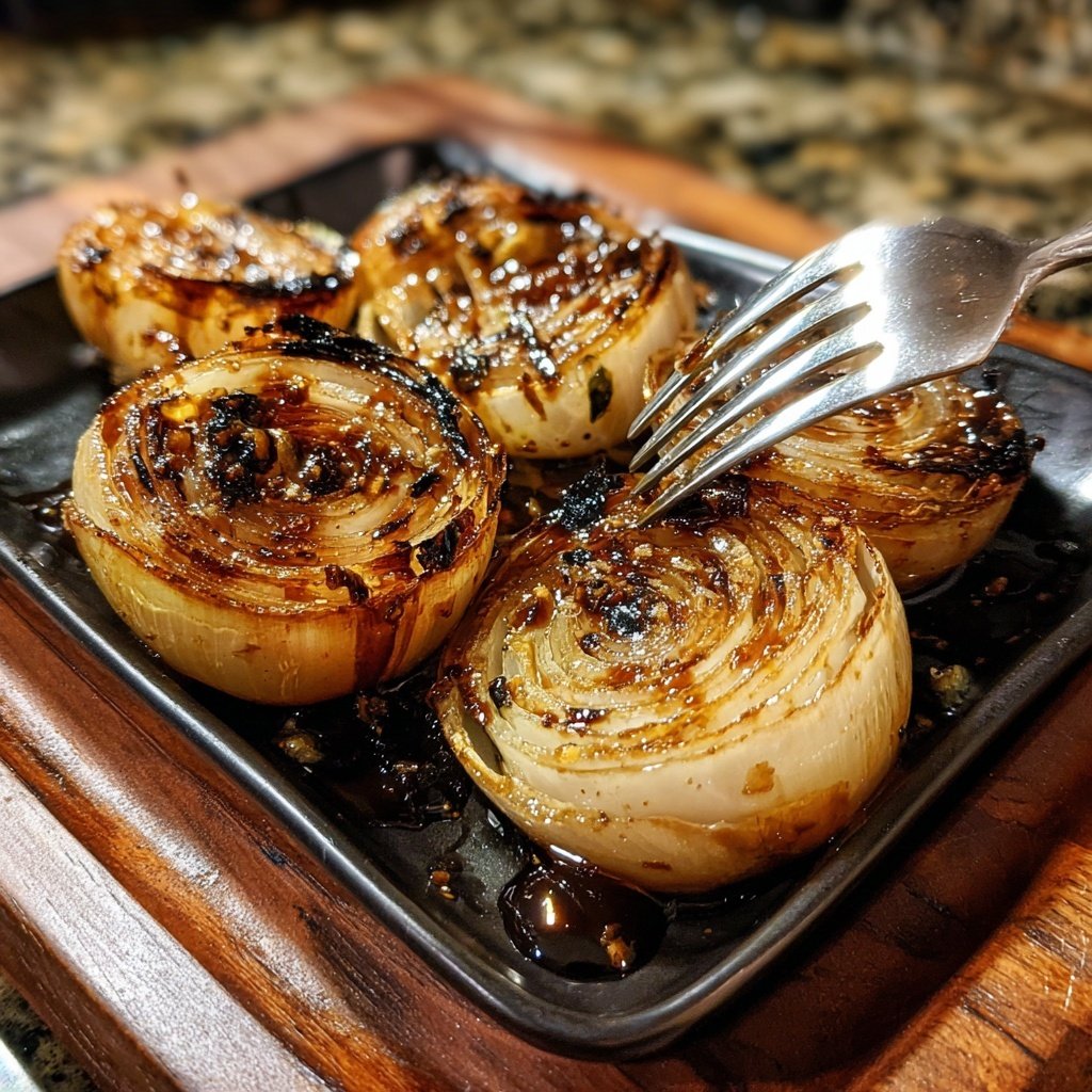 Gegrillte Zwiebeln Süß