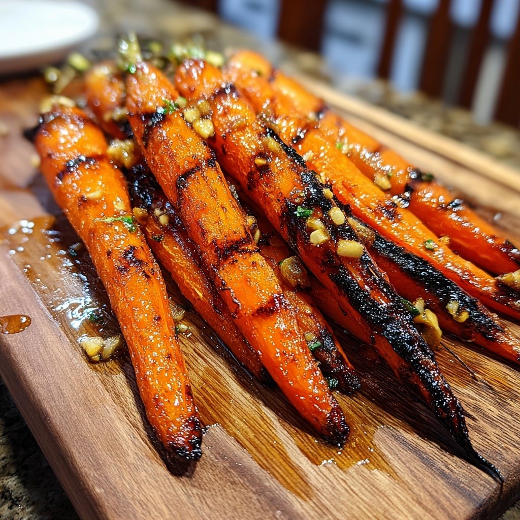 Gegrillte Karotten Mit Honig