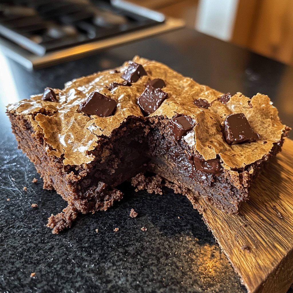 Fudgy Chewy Browkies (Brookies)