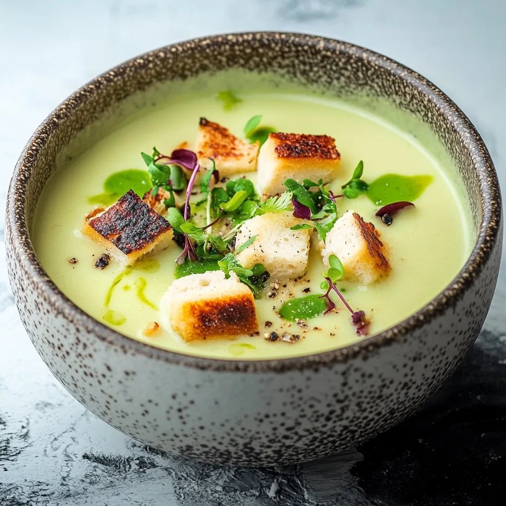 Energiegeladene Selleriesuppe