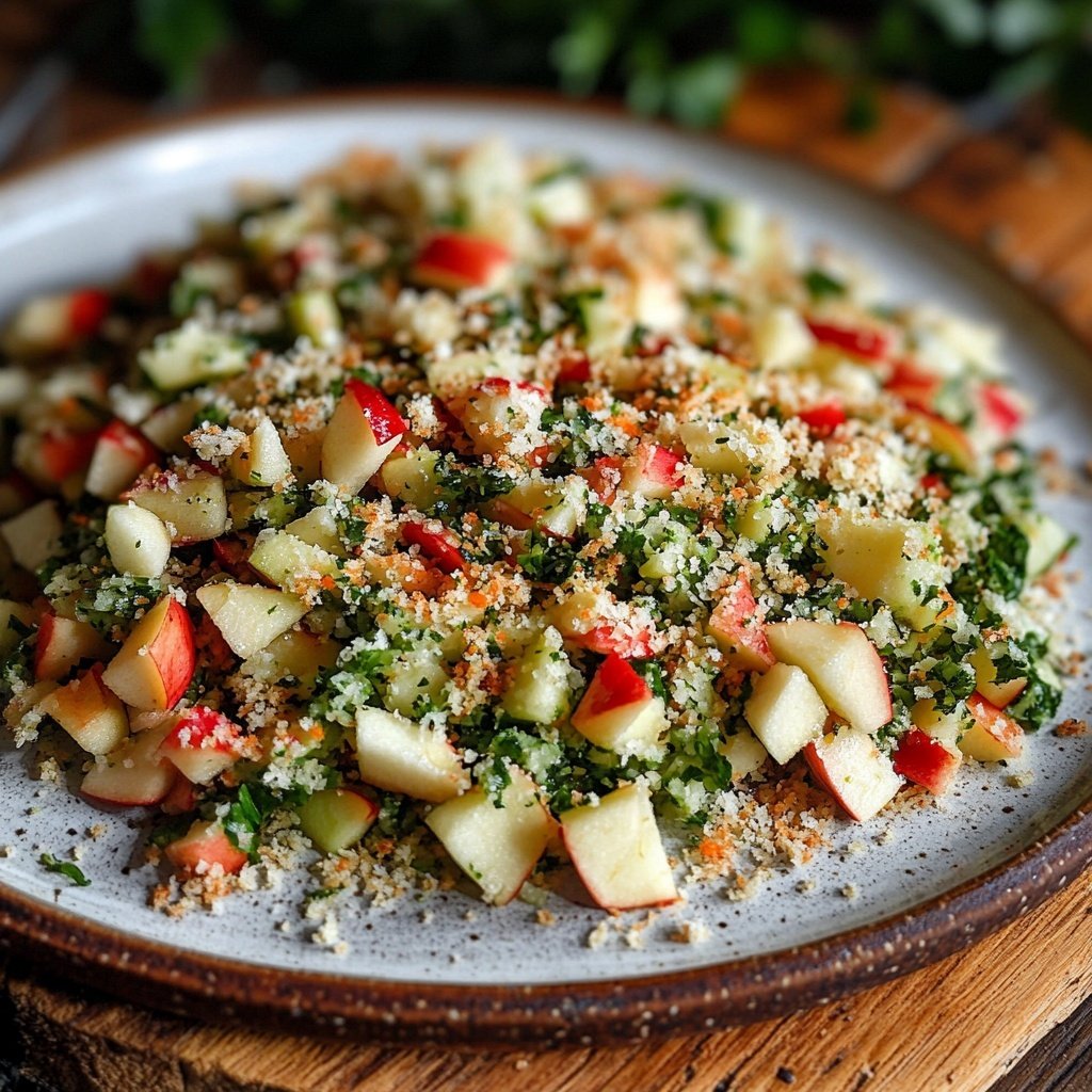 Brokkoli-Salat mit Apfel – Frisch und fruchtig