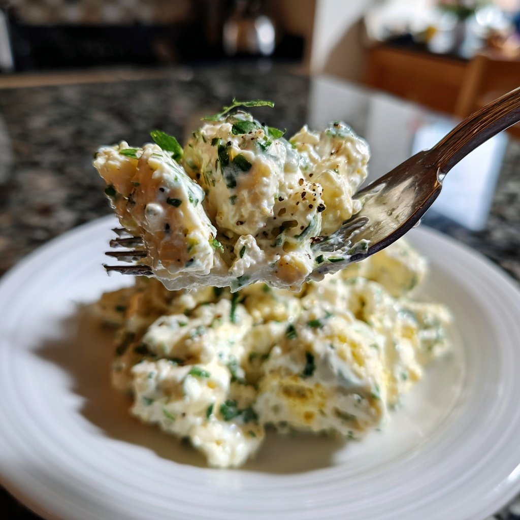Schnell & Einfach 10-Minuten-Eiersalat mit Joghurt
